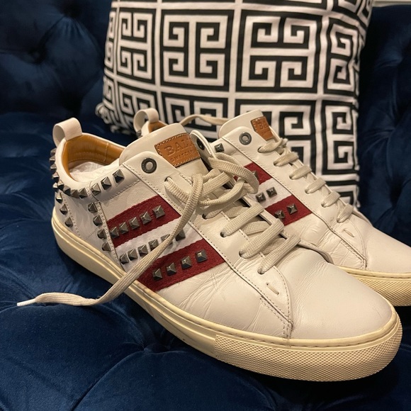 Bally Mens stud sneakers - Picture 3 of 10